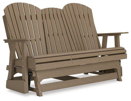 Hyland wave Outdoor Glider Loveseat Outdoor Seating Ashley Furniture