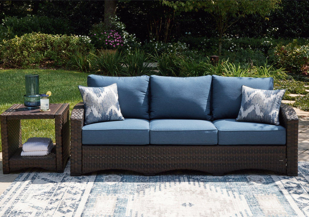 Windglow Outdoor Sofa with Cushion Outdoor Seating Ashley Furniture