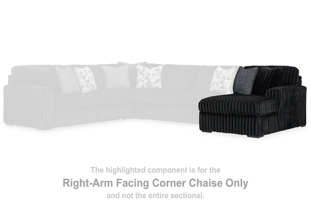 Midnight-Madness Sectional Sofa with Chaise Chofa Ashley Furniture