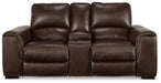 Alessandro Power Reclining Loveseat with Console Loveseat Ashley Furniture