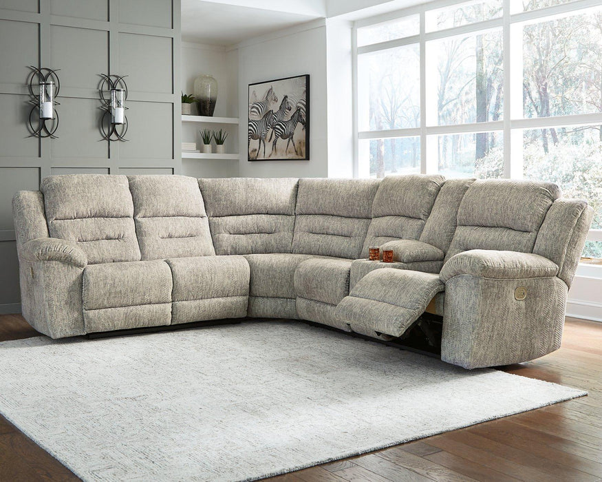 Family Den Power Reclining Sectional Sectional Ashley Furniture