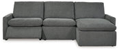 Hartsdale 3-Piece Right Arm Facing Reclining Sofa Chaise Sectional Ashley Furniture