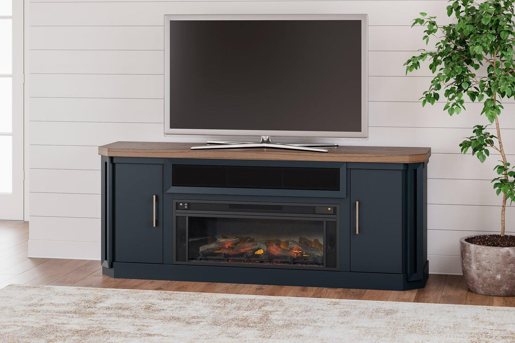 Landocken 83" TV Stand with Electric Fireplace TV Stand Ashley Furniture