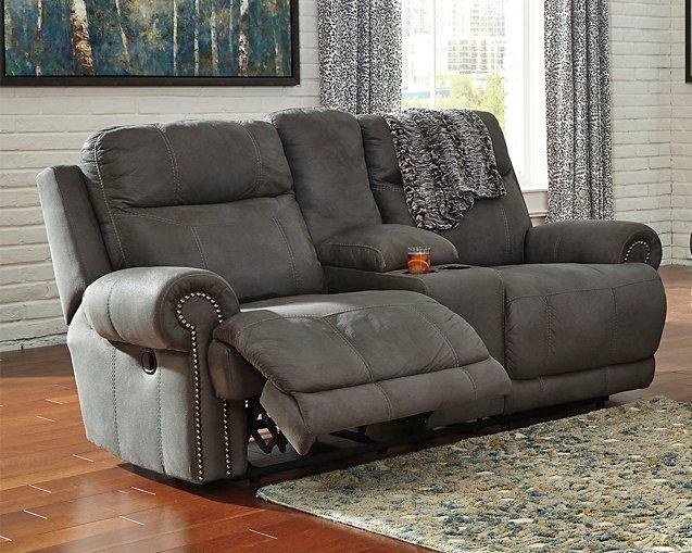 Austere Reclining Loveseat with Console Loveseat Ashley Furniture