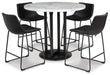 Centiar Counter Height Dining Set Barstool Set Ashley Furniture