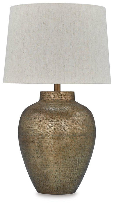 Madney Lamp Set Table Lamp Set Ashley Furniture