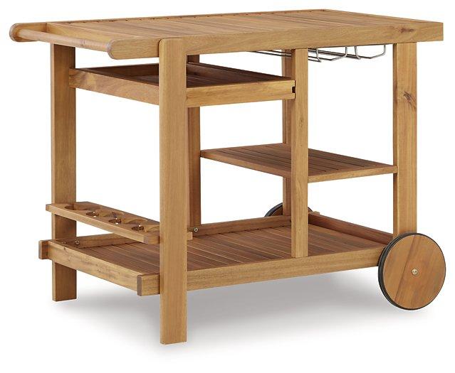 Kailani Serving Cart Outdoor Serving Cart Ashley Furniture