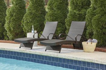 Kantana Chaise Lounge (set of 2) Outdoor Seating Ashley Furniture