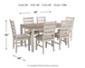 Skempton Dining Table and Chairs (Set of 7) Dining Table Ashley Furniture