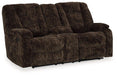 Soundwave Reclining Loveseat with Console Loveseat Ashley Furniture