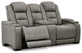 The Man-Den Power Reclining Loveseat with Console Loveseat Ashley Furniture