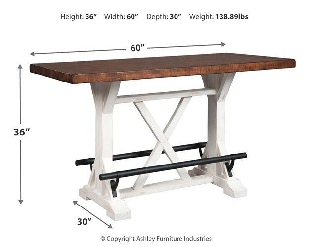 Valebeck Counter Height Dining Table Counter Height Table Ashley Furniture