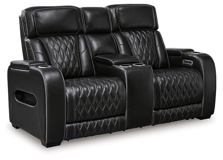 Boyington Power Reclining Loveseat with Console Loveseat Ashley Furniture