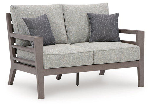 Hillside Barn Outdoor Loveseat with Cushion Outdoor Seating Ashley Furniture