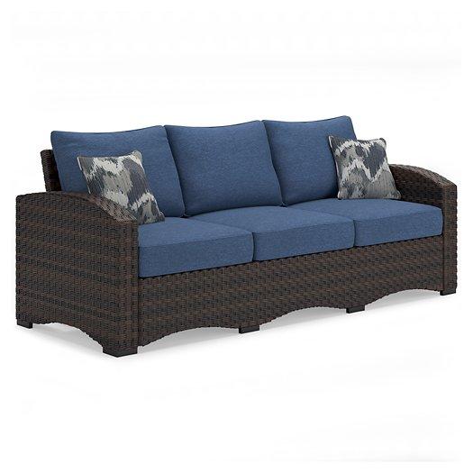 Windglow Outdoor Sofa with Cushion Outdoor Seating Ashley Furniture