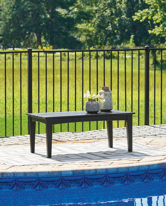 Hyland wave Outdoor Coffee Table Outdoor Cocktail Table Ashley Furniture