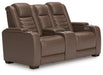 High Impact Power Reclining Loveseat with Console Loveseat Ashley Furniture