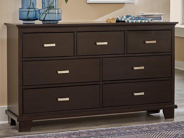 Covetown Dresser and Mirror in Brown by Ashley Covetown Dresser and Mirror in Brown by Ashley