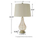 Latoya Lamp Set Table Lamp Set Ashley Furniture