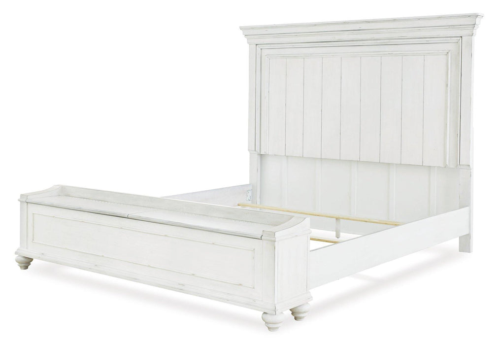 Kanwyn Bed with Storage Bench Bed Ashley Furniture