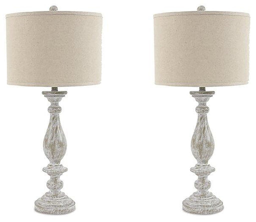 Bernadate Table Lamp (Set of 2) Table Lamp Pair Ashley Furniture