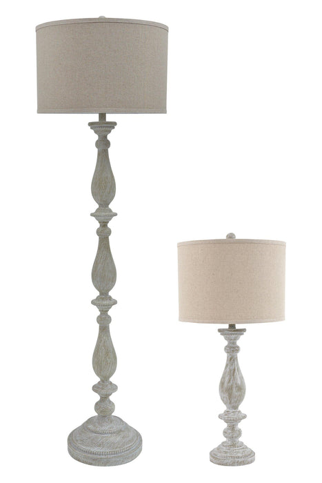 Bernadate Lamp Set Floor Lamps Set Ashley Furniture