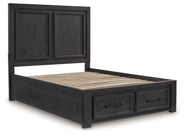 Foyland Panel Storage Bed Bed Ashley Furniture