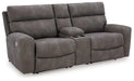 Next-Gen DuraPella Power Reclining Sectional Loveseat with Console Sectional Ashley Furniture