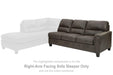 Navi 2-Piece Sleeper Sectional with Chaise Sectional Ashley Furniture