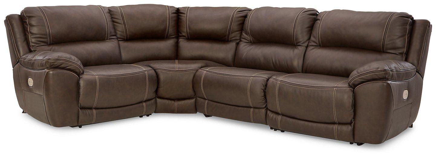 Dunleith Power Reclining Sectional Sectional Ashley Furniture