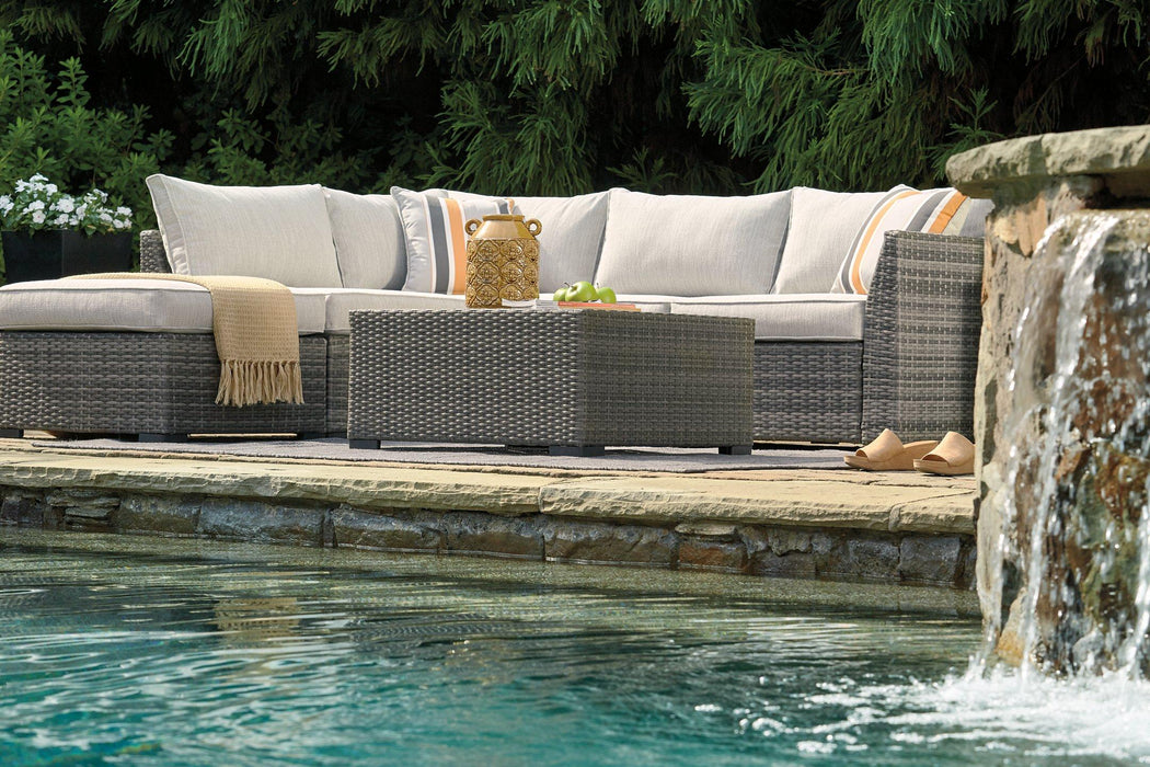 Cherry Point 4-piece Outdoor Sectional Set Outdoor Seating Set Ashley Furniture