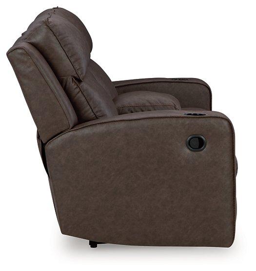 Lavenhorne Reclining Loveseat with Console Loveseat Ashley Furniture