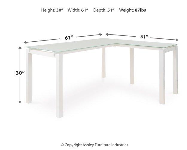 Baraga Home Office L-Desk Desk Ashley Furniture