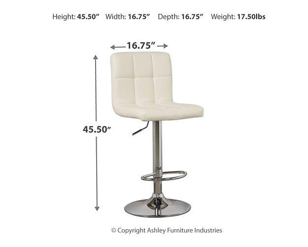 Bellatier Adjustable Height Bar Stool Barstool Ashley Furniture