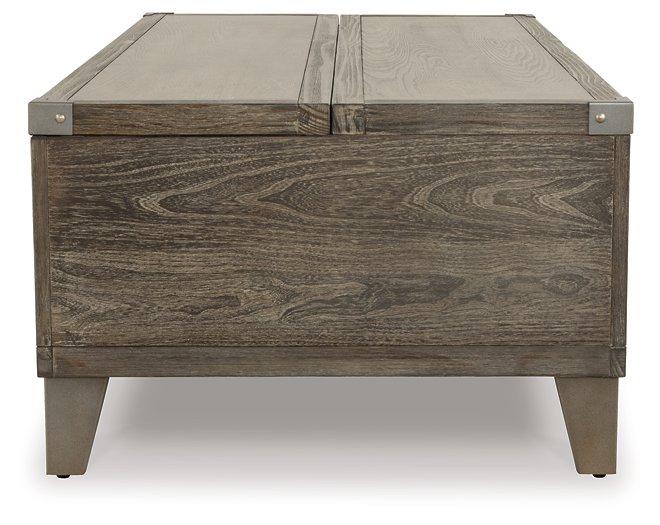 Chazney Coffee Table with Lift Top Cocktail Table Lift Ashley Furniture