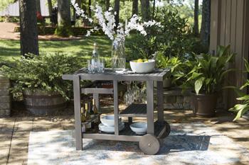 Kailani Serving Cart Outdoor Serving Cart Ashley Furniture