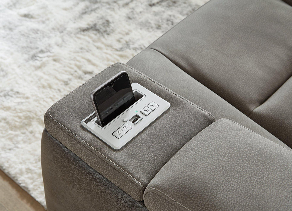 Next-Gen DuraPella Power Reclining Loveseat with Console Loveseat Ashley Furniture