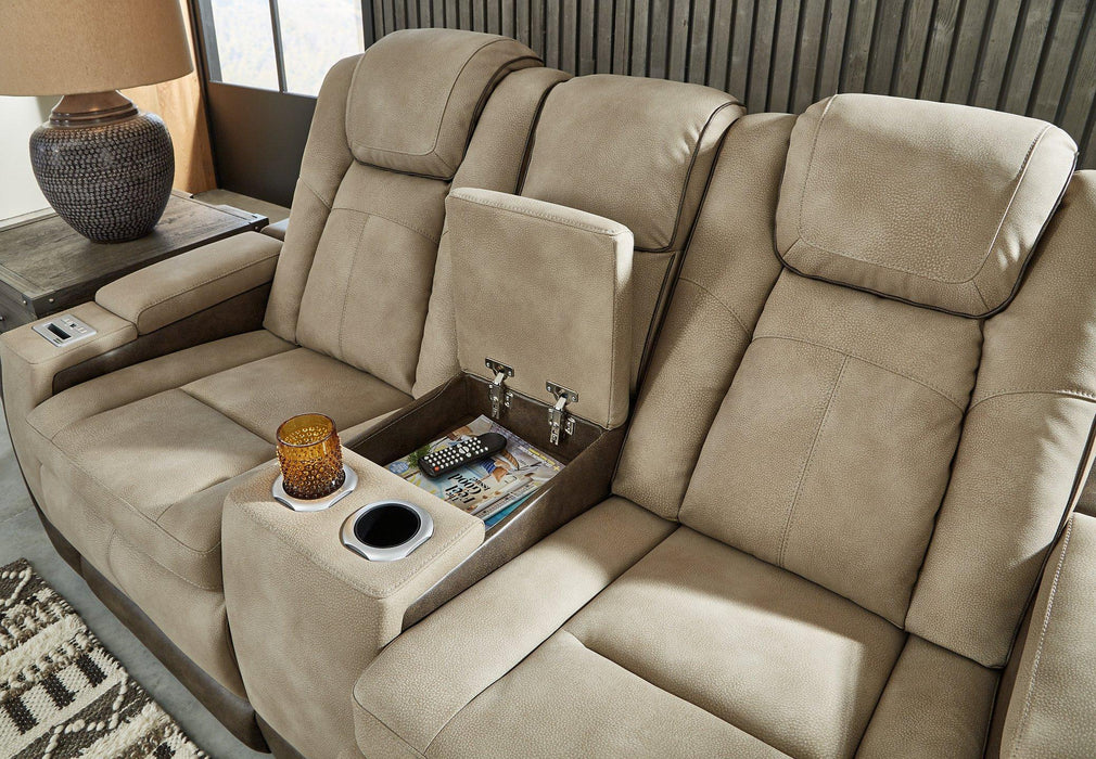 Next-Gen DuraPella Power Reclining Loveseat with Console Loveseat Ashley Furniture