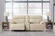 Double Deal Power Reclining Loveseat Sectional with Console Sectional Ashley Furniture