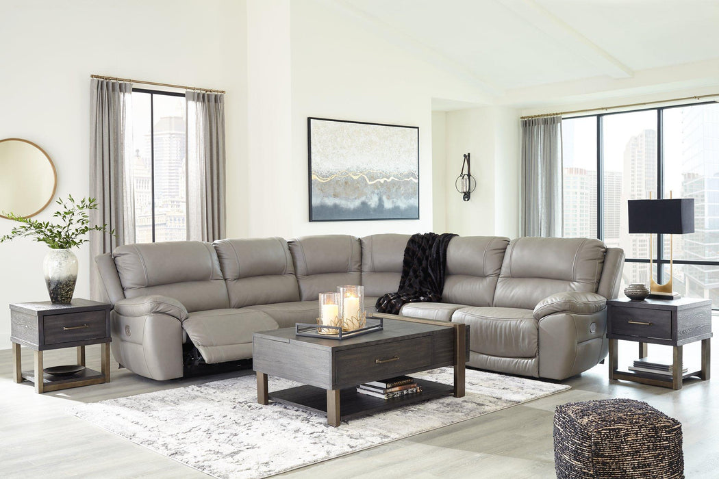 Dunleith Power Reclining Sectional Sectional Ashley Furniture