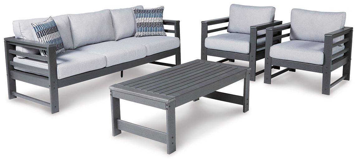 Amora Outdoor Seating Set Outdoor Table Set Ashley Furniture