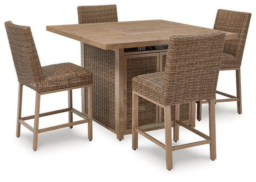 Walton Bridge Outdoor Bar Set Outdoor Dining Set Ashley Furniture