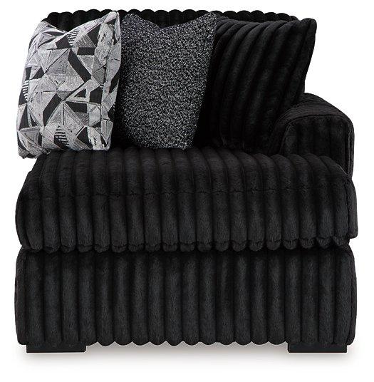 Midnight-Madness Sectional Sofa with Chaise Chofa Ashley Furniture