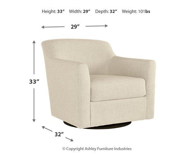 Bradney Swivel Accent Chair Accent Chair Ashley Furniture