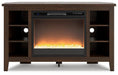 Camiburg Corner TV Stand with Electric Fireplace TV Stand Ashley Furniture