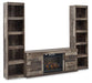 Derekson 3-Piece Entertainment Center with Electric Fireplace Entertainment Center Ashley Furniture