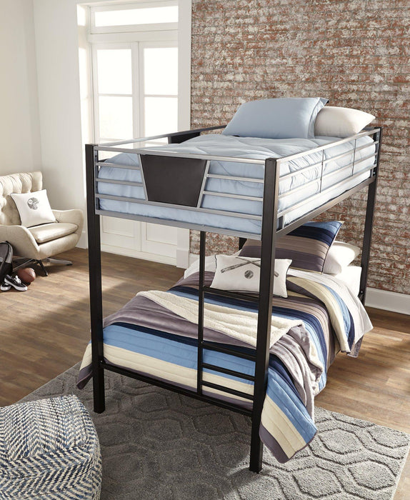 Dinsmore Bunk Bed with Ladder Bed Ashley Furniture