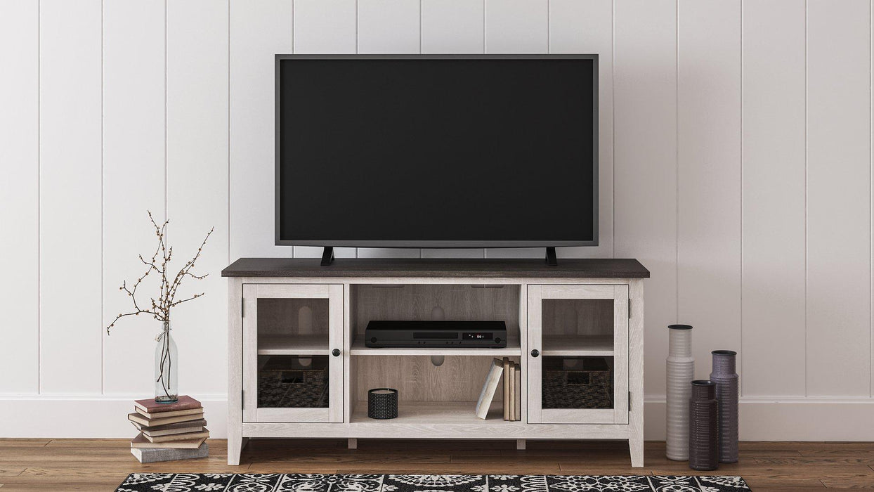 Dorrinson 60" TV Stand with Electric Fireplace TV Stand Ashley Furniture