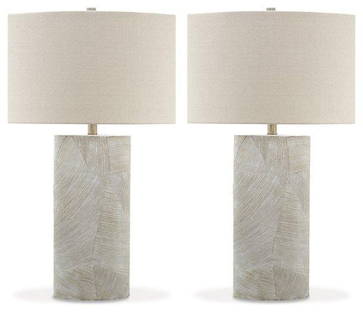 Bradard Lamp Set Table Lamp Set Ashley Furniture