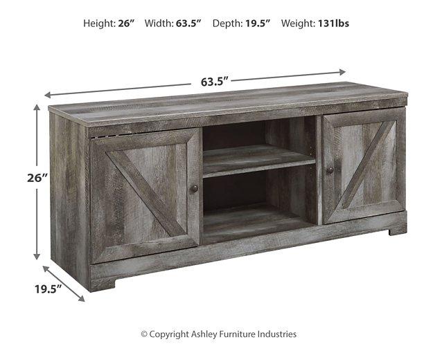 Wynnlow 63" TV Stand Entertainment Center Ashley Furniture